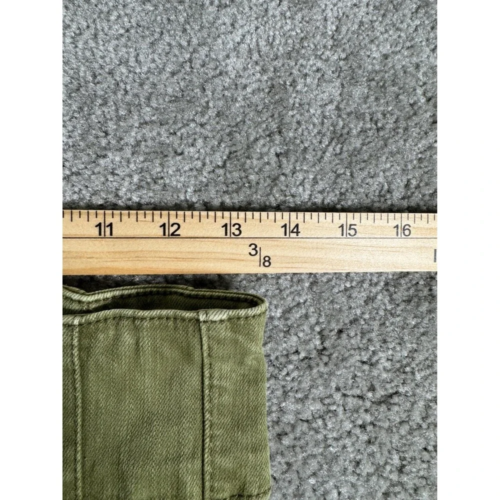 We The Free Jayde Flare Jeans Olive Green High Rise 27